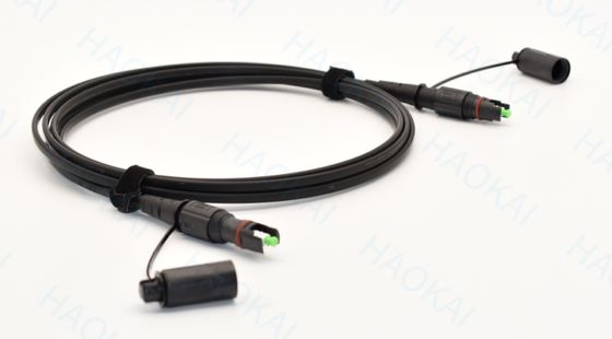 IP68 Cable de caída al aire libre FTTX Solución Conector impermeable de cable de parche de fibra óptica