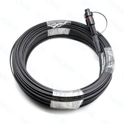 IP68 Cable de caída al aire libre FTTX Solución Conector impermeable de cable de parche de fibra óptica