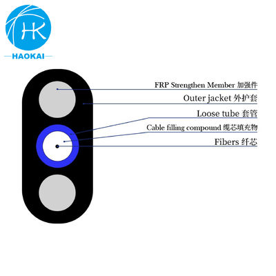 Cable óptico plano de cinta de integración RBC Cables interiores Protección UV