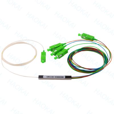 FTTx Systems SC UPC Fibra óptica PLC divisor 1x2 Mini tubo de acero