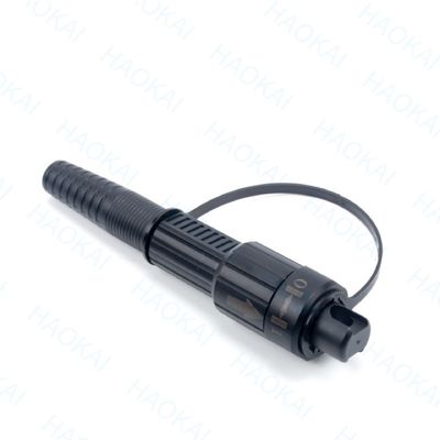 Pre Conector FTTX Solución SC APC FTTA Cables de fibra óptica 5.0mm G657A2 LSZH 5M Negro