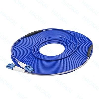12 núcleo blindado de fibra óptica de parche de cable SC-SC rama de cable impermeable OM3
