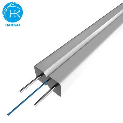 Cable de caída FTTH para interiores 2 núcleo 4 núcleo de alambre de acero FRP FTTH Fibra para el hogar