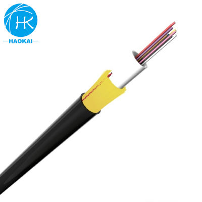 Cable de fibra de aire soplado de núcleo múltiple Cable de microfibra óptica de baja fricción