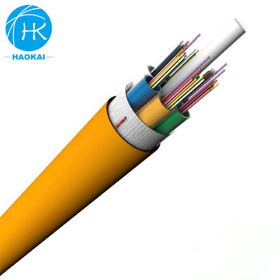 Cable de fibra de aire soplado de núcleo múltiple Cable de microfibra óptica de baja fricción