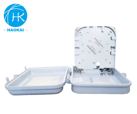 Caja de unión de fibra óptica exterior impermeable a agua Caja FTTH de plástico de 16 núcleos