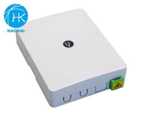 Caja de rosetas de fibra montada en la pared 1 puerto 2 puertos Mini placa de la cara óptica FTTH
