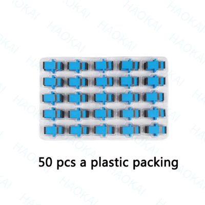 Conector rápido de fibra de 125um PVC SC UPC Adaptador con baja pérdida de inserción