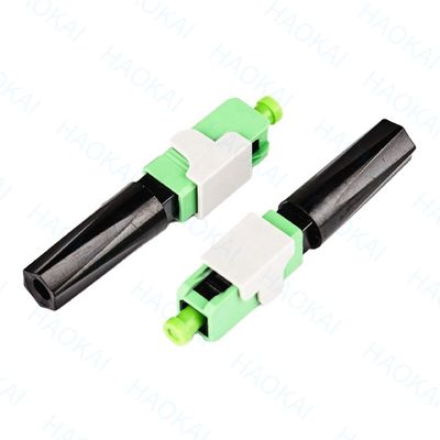 0.3db 60mm SC APC Conector rápido SM FTTH Conector rápido de fibra óptica