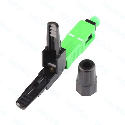 Conector rápido de fibra óptica de longitud de 55 mm Conector rápido de fibra óptica