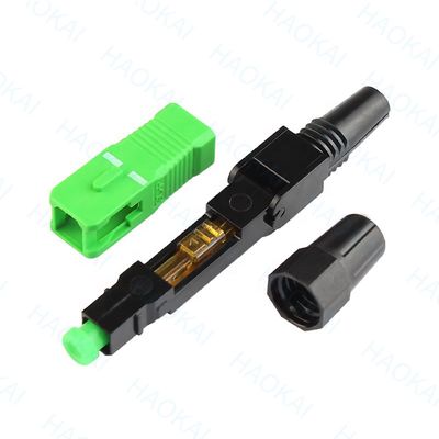 Conector rápido de fibra óptica de longitud de 55 mm Conector rápido de fibra óptica