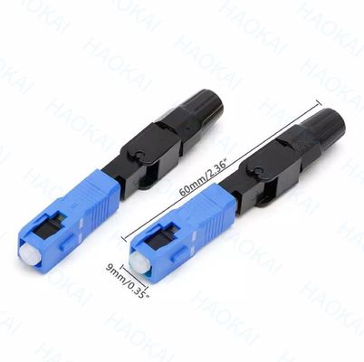 Cable de caída FTTH Fibra óptica de conector rápido Fibra SC UPC de conector rápido