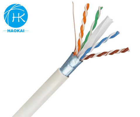 Cable UTP CAT6 lleno de gelatina con cable de red aérea exterior de mensajería