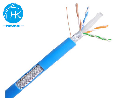 Cable de red LAN de doble chaqueta FTP CAT6 305m Cable Ethernet exterior