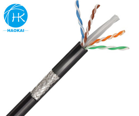 Cable de red LAN de doble chaqueta FTP CAT6 305m Cable Ethernet exterior