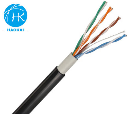 Cable de red de UTP exterior de tipo Cat 5e de doble chaqueta Cable Ethernet de tipo Cat5e