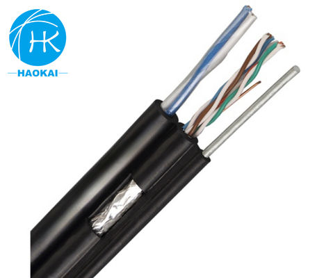 Cable UTP CAT5E para exteriores Cable LAN de cobre puro con alimentación y mensajería