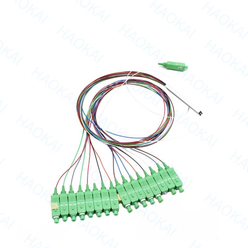 1x32 PLC Fibra óptica Splitter Acoplador de fibra óptica Splitter con SC APC Connetcor
