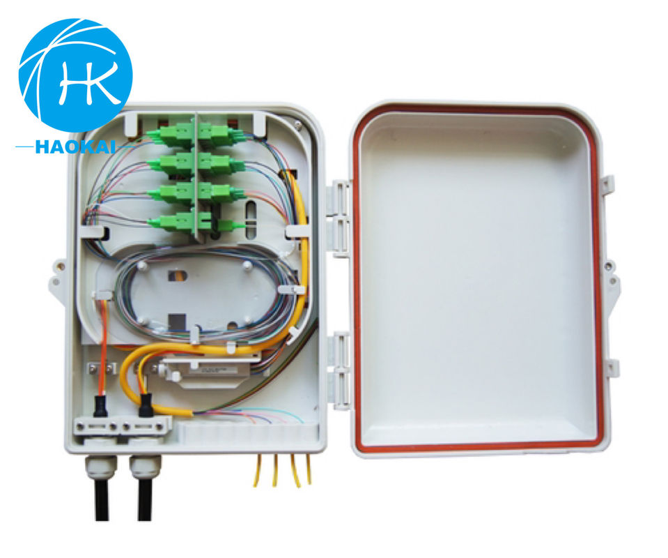 Caja de distribución de fibra óptica de pared de 16 puertos