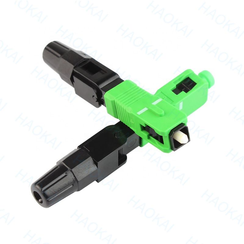 Conector rápido de fibra óptica de longitud de 55 mm Conector rápido de fibra óptica